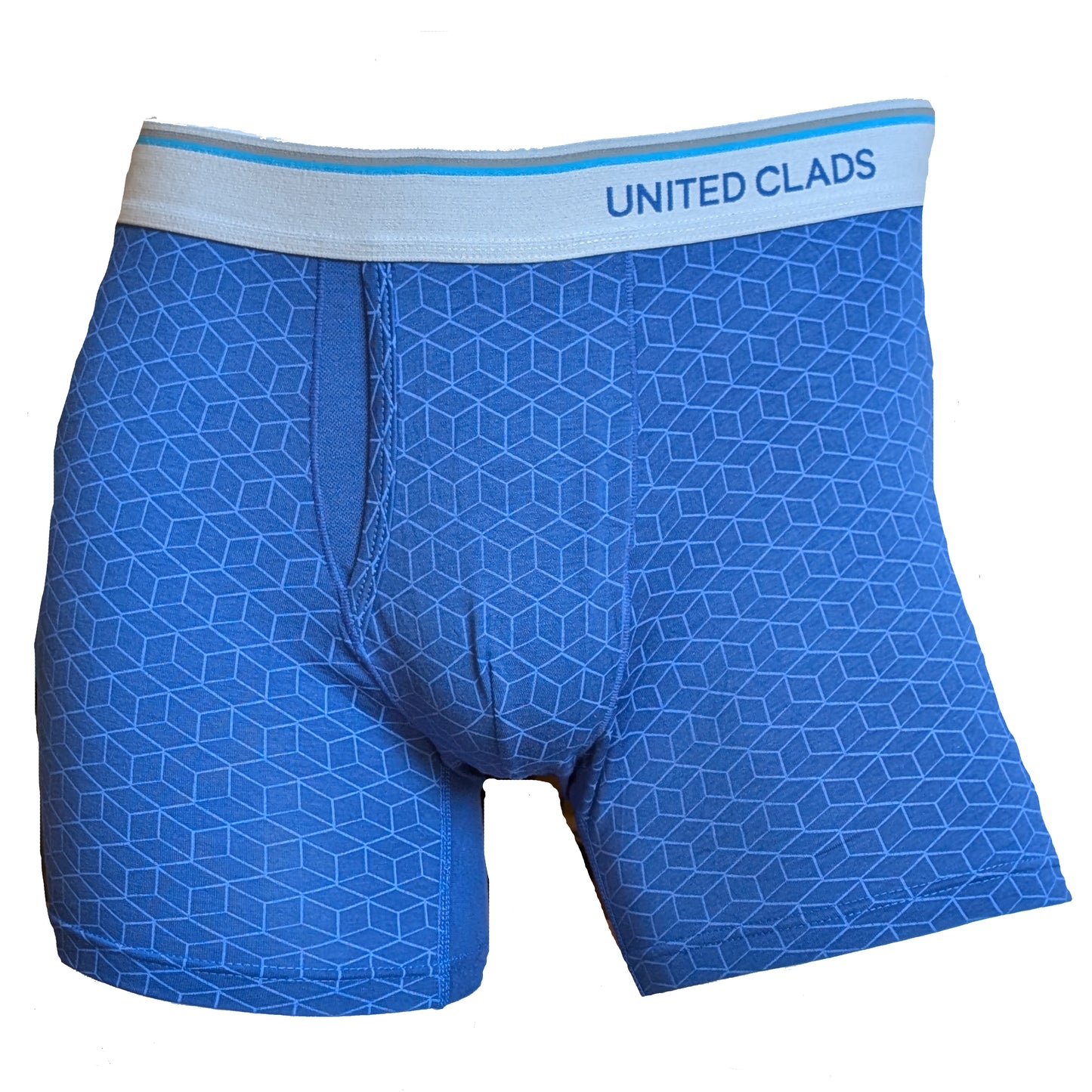 Men's Premium Quality Classic Fit Boxer Briefs 3 Pack - Blue