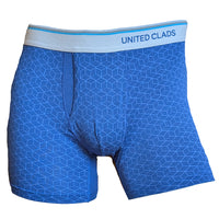 Men's Premium Quality Classic Fit Boxer Briefs 3 Pack - Blue