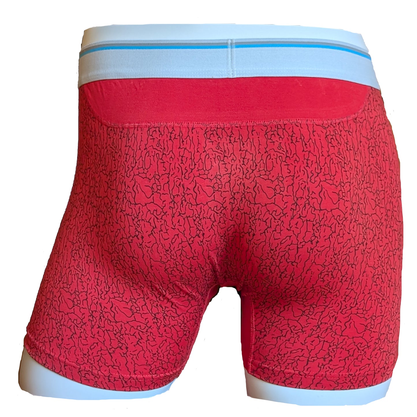 Men's Premium Quality Classic Fit Boxer Briefs 3 Pack - Red