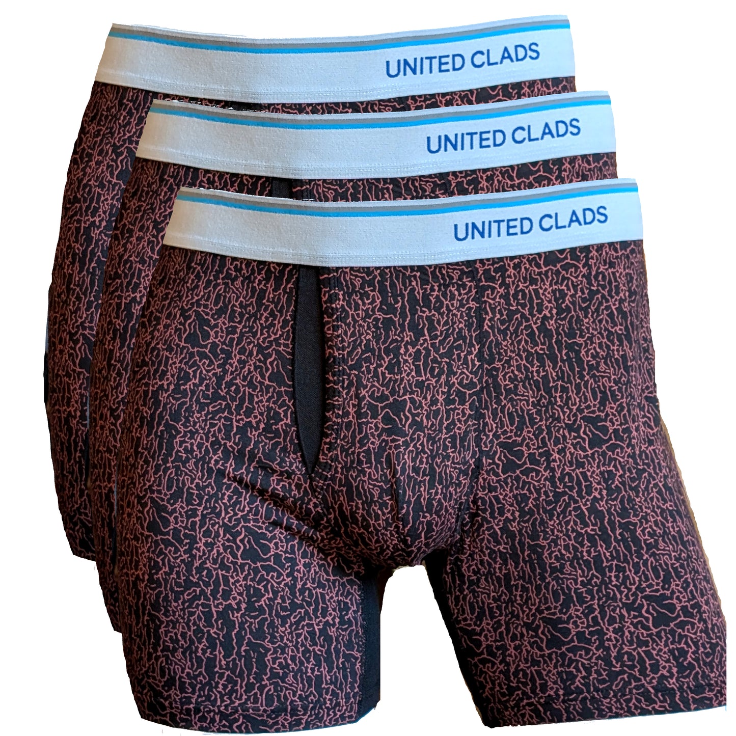 Men's Premium Quality Classic Fit Boxer Briefs 3 Pack - Black