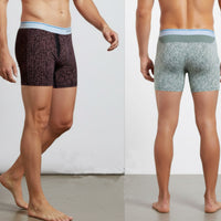 Men's Premium Quality Classic Fit Boxer Briefs 3 Pack - Red