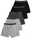 Polo Ralph Lauren 5 Pack Knit Boxers - Grey