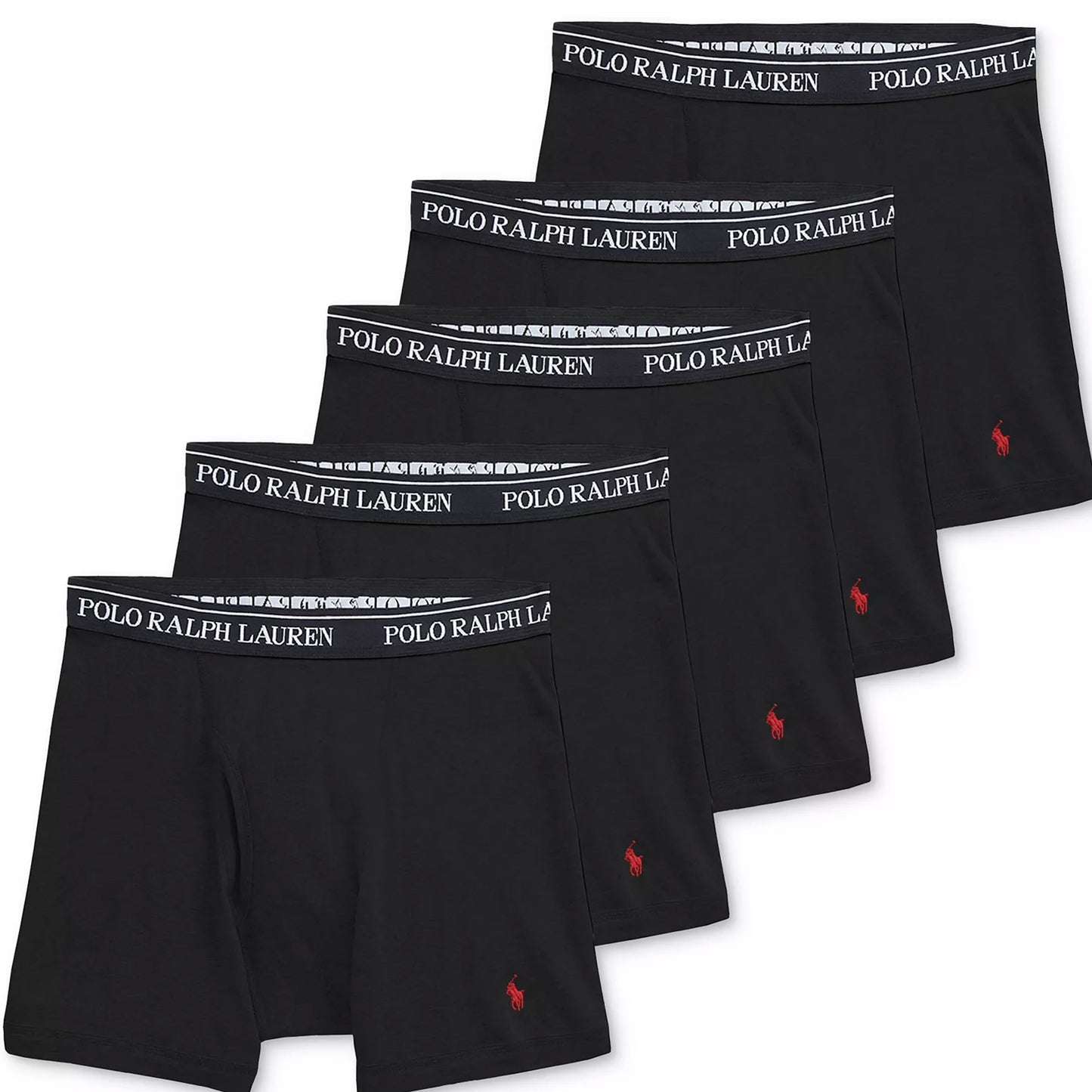 Polo Ralph Lauren 5 Pack Boxer Briefs – Black