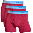 Men's Premium Quality Classic Fit Boxer Briefs 3 Pack - Red