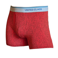 Men's Premium Quality Classic Fit Boxer Briefs 3 Pack - Red