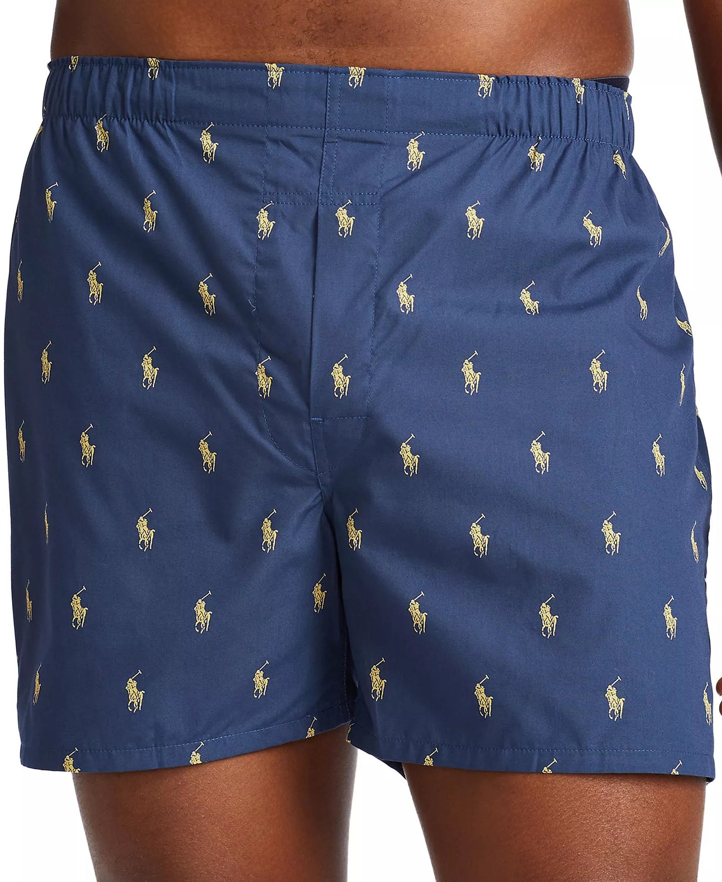 Polo Ralph Lauren 5 Pack Woven Boxers – Assorted Stripes, Check